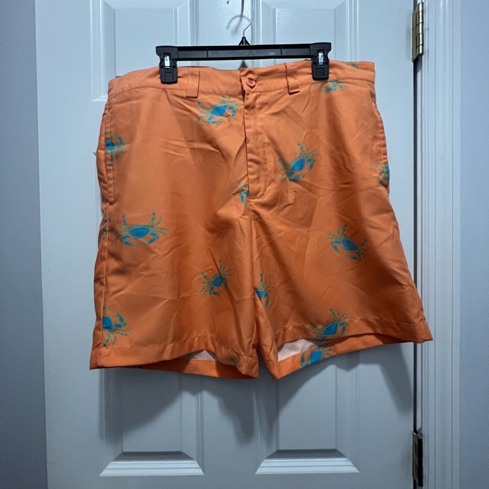 Liquid Flow waist 38 shorts crab print
